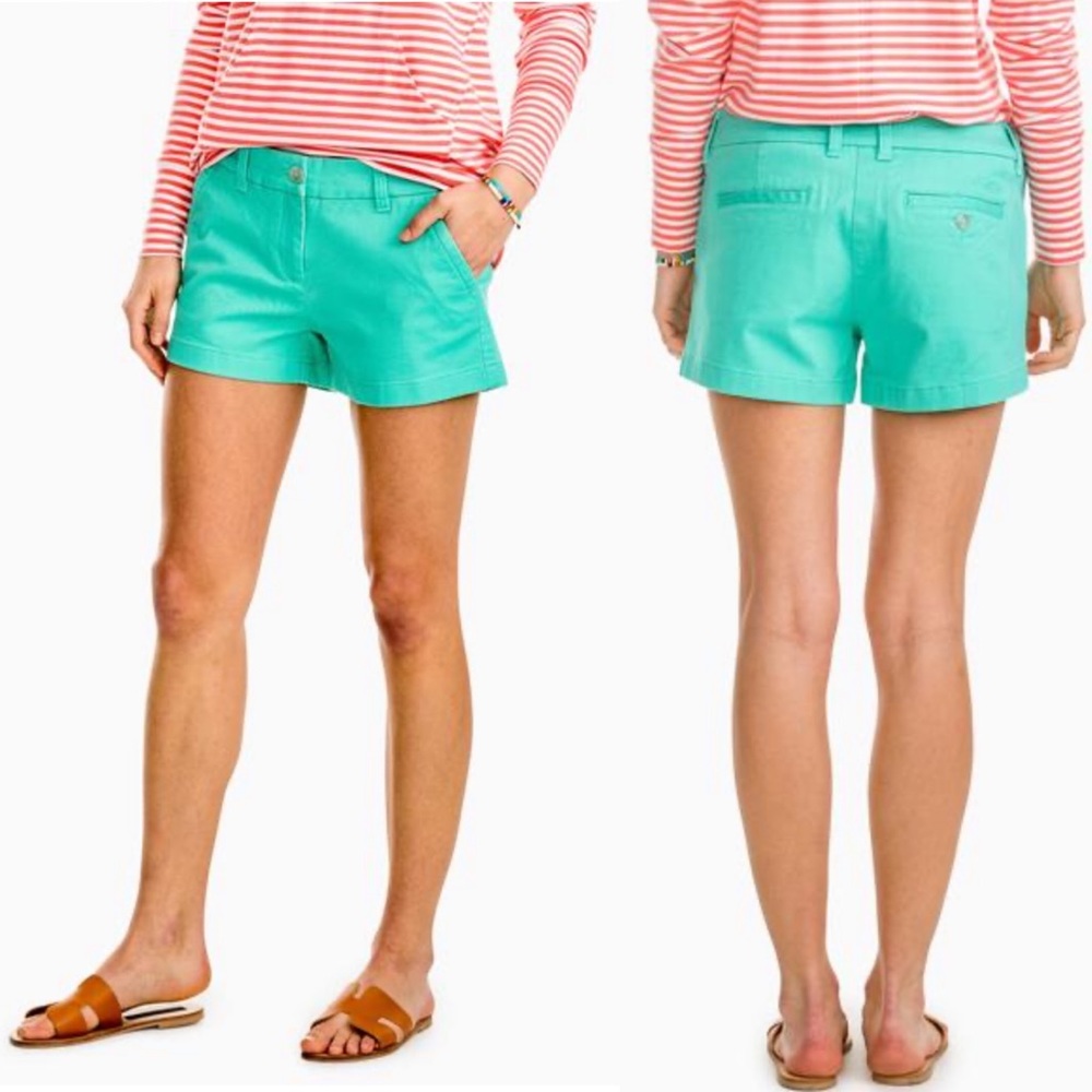 NWT J Crew Aqua Green Denim Shorts